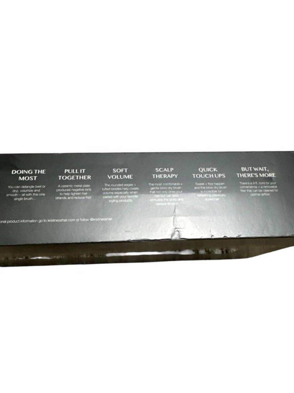 Kristen Ess Hair Soft Volume Blow Dry Brush Scalp Stimulating Vegan Ionic New - Picture 10 of 10